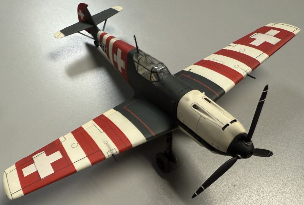 1 48 tamiya bf 109e swiss