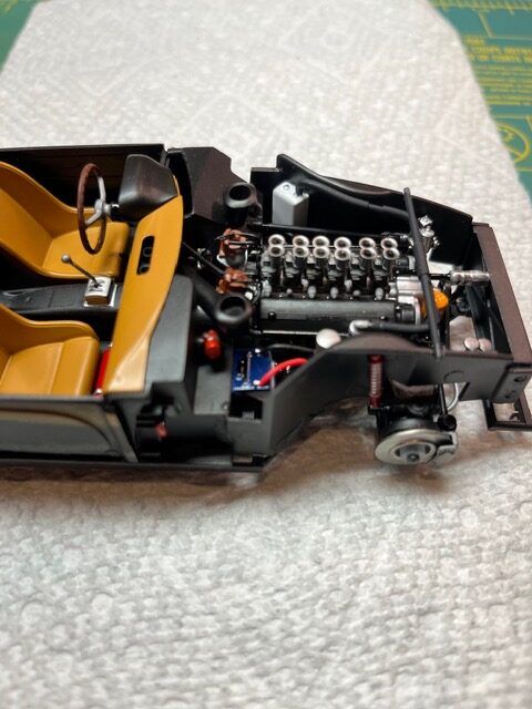 Engine detaill fujimi ferrari 250 gto experimental