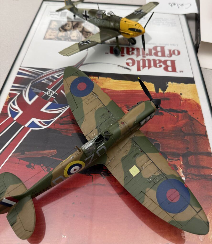 1 48 Eduard Bf 109E and Spitfire Mk.I Battle of Britain set by Caleb