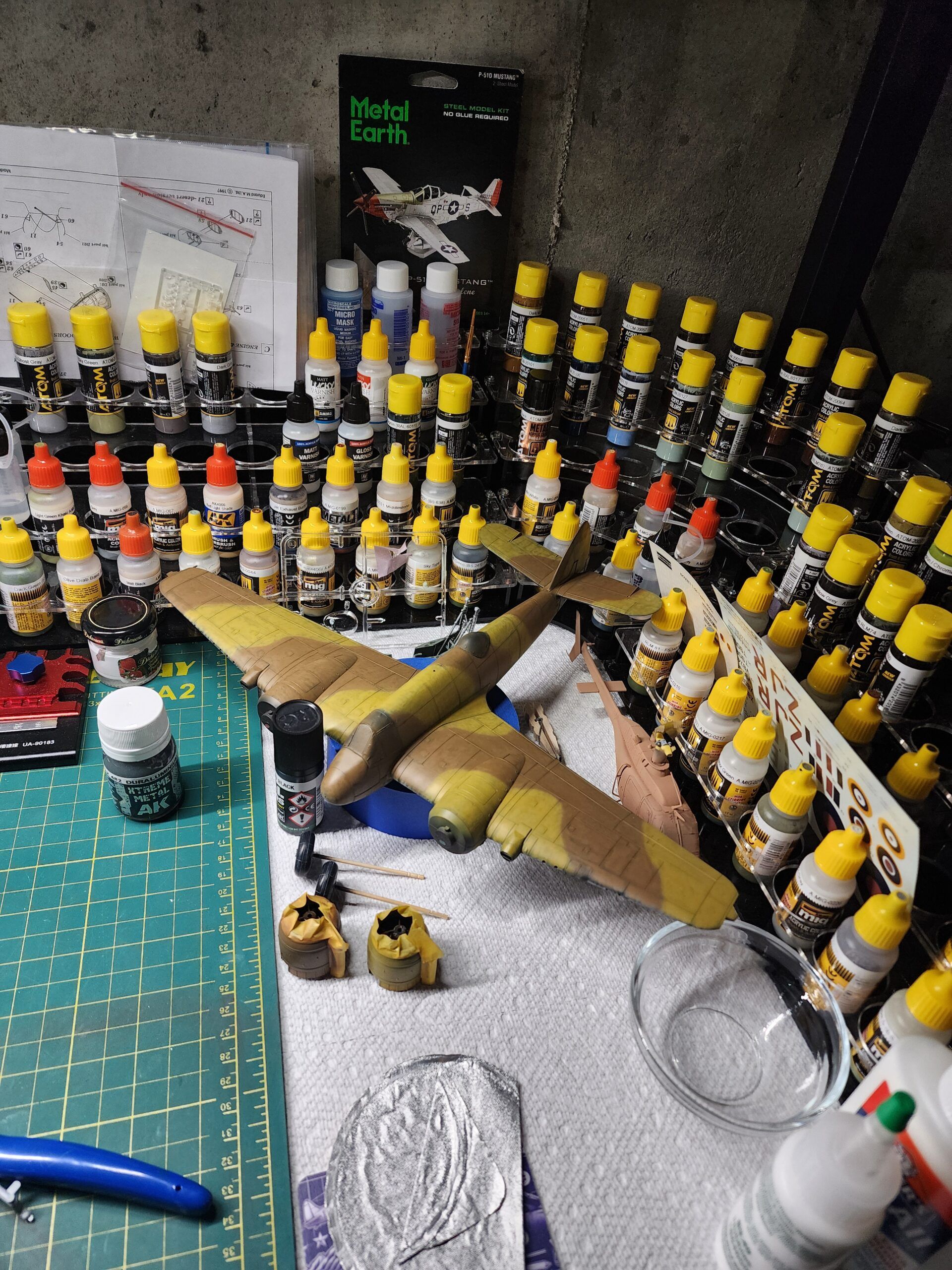 Michael Geyer Atom Paints and a Work in Progress