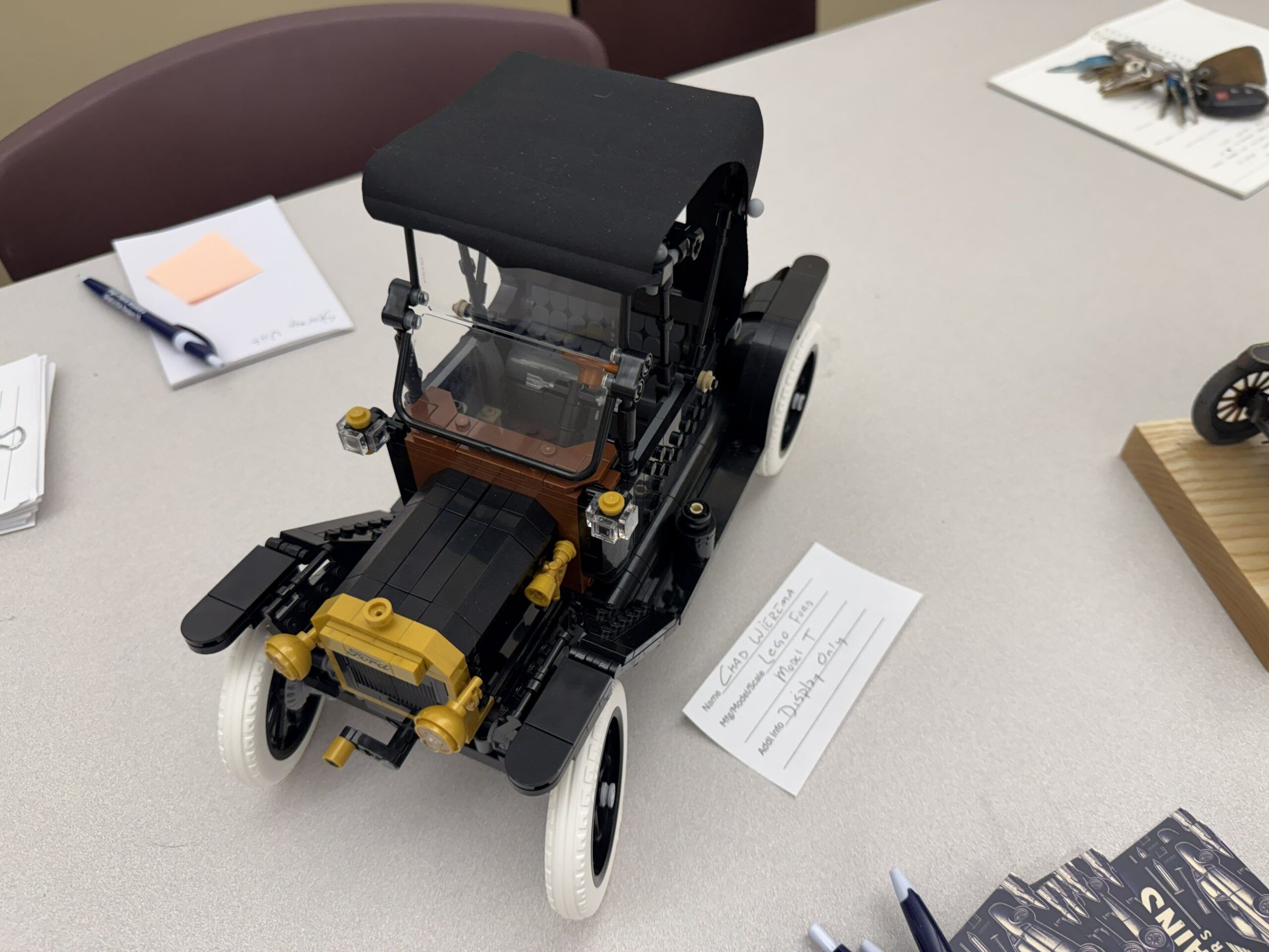 6 30 Chad LEGO Ford Model T display only
